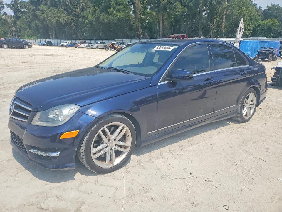 2014 Mercedes-benz C-klasse VIN WDDGF8AB1EA891709 COPART salvage auction — UNDERCARRIAGE, Fl - Certificate Of Destruction, sold $2,100 on 2026-08-11 (photo 1)