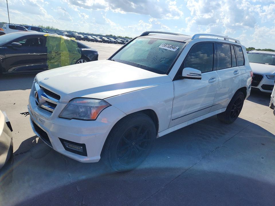 2012 Mercedes-benz Glk-klasse VIN WDCGG8HBXCF754372 COPART salvage auction — FRONT END, Tx - Certificate Of Title (P), sold $1,100 on 2026-07-30 (photo 1)