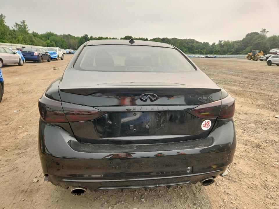 2016 Infiniti Q50 VIN JN1FV7AR1GM451834 COPART salvage auction — SIDE, MA - CERT OF TITLE-RECONSTRCTD COLL, sold $525 on 2026-07-22 (photo 6)