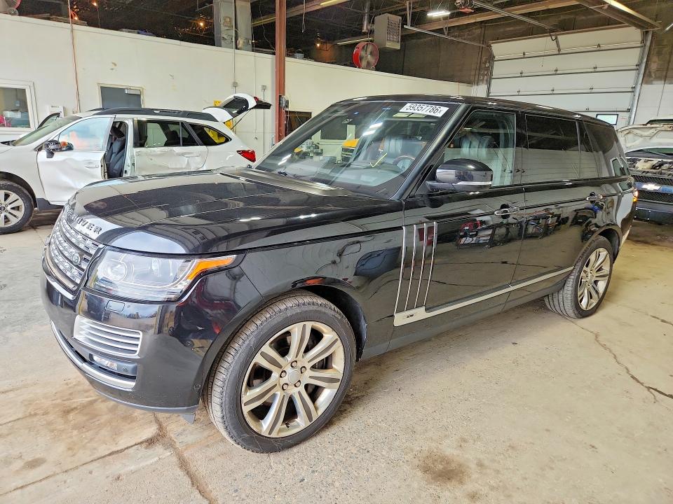 2016 Land rover RANGE ROVER VIN SALGW3EF4GA282636 — COPART salvage auction photo
