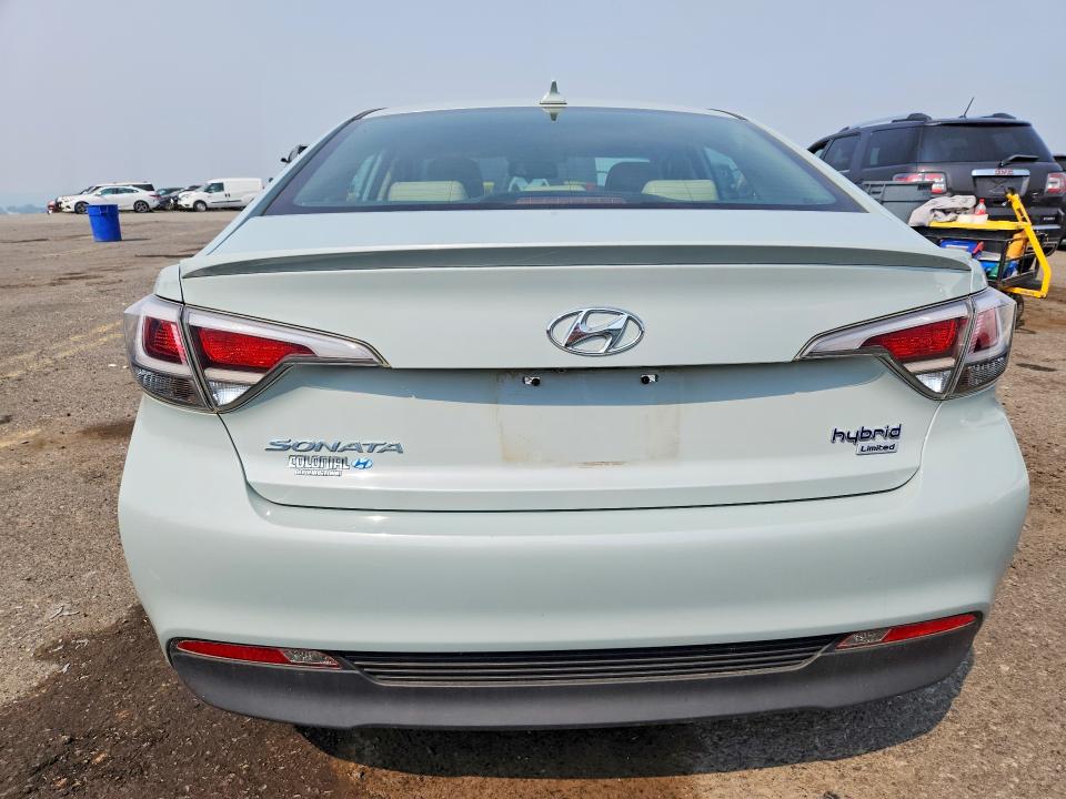 2016 Hyundai Sonata VIN KMHE34L19GA017405 COPART salvage auction — UNDERCARRIAGE, Pa - Certificate Of Salvage, sold $950 on 2026-07-24 (photo 6)
