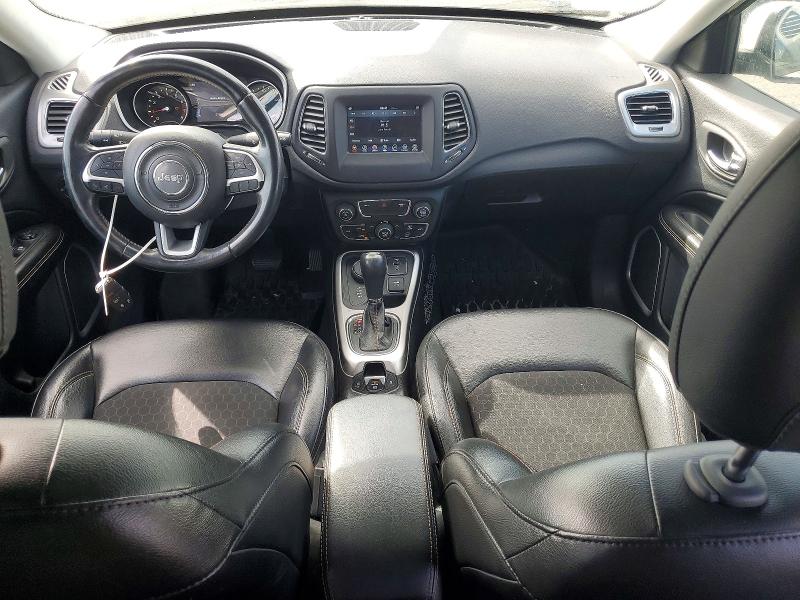 2018 Jeep Compass VIN 3C4NJDBB6JT320842 COPART salvage auction — FRONT END, CA - SALVAGE CERTIFICATE, sold $2,200 on 2026-07-29 (photo 8)