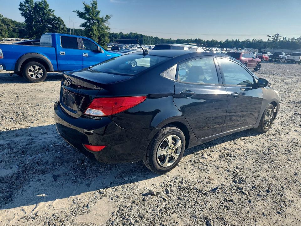 2016 Hyundai Accent VIN KMHCT4AE8GU003927 COPART salvage auction — SIDE, Ga - Certificate Of Title, sold $775 on 2026-07-13 (photo 3)
