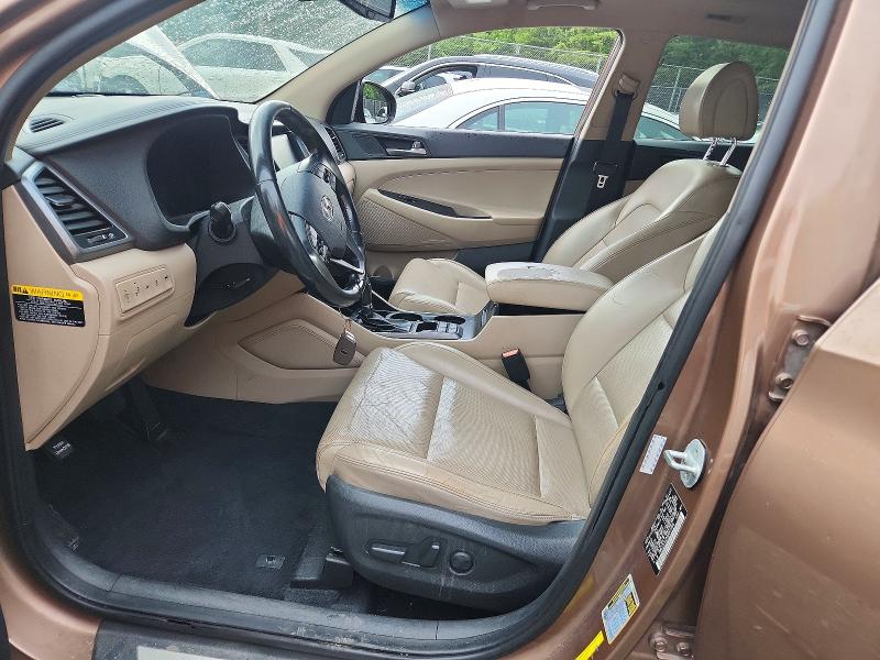 2016 Hyundai Tucson VIN KM8J3CA22GU041905 COPART salvage auction — VANDALISM, IA - CERTIFICATE OF TITLE, sold $1,750 on 2026-07-17 (photo 7)