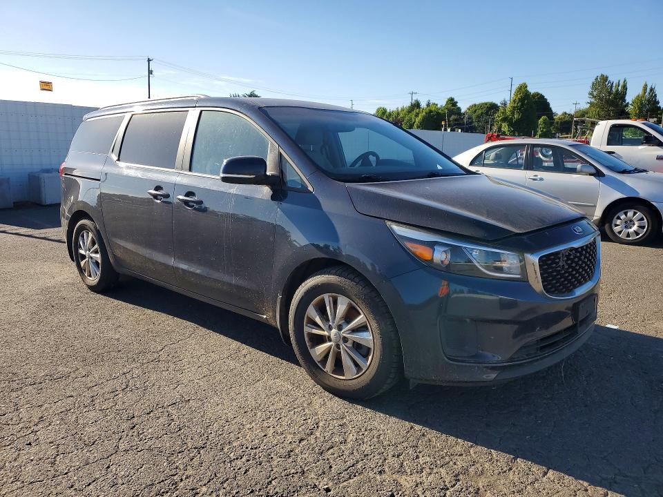 2015 Kia SEDONA VIN KNDMB5C17F6050400 COPART salvage auction — MECHANICAL, Wa - Vehicle Cert Of Ownership-Titl, sold $550 on 2026-07-27 (photo 4)
