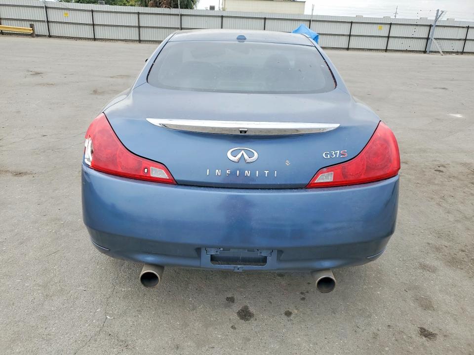 2008 Infiniti G VIN JNKCV64E58M109385 COPART salvage auction — VANDALISM, Ca - Salvage Certificate, sold $525 on 2026-07-31 (photo 6)