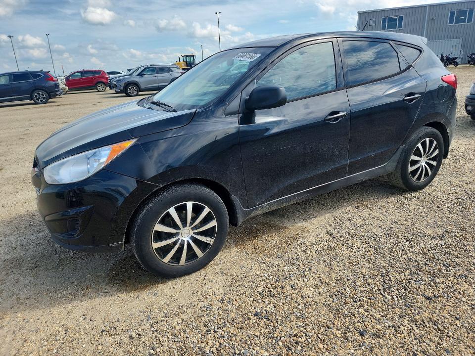 2011 Hyundai Tucson VIN KM8JT3AC3BU257814 COPART salvage auction — FRONT END, AB - BOS - SALVAGE, sold $150 on 2026-07-16 (photo 1)