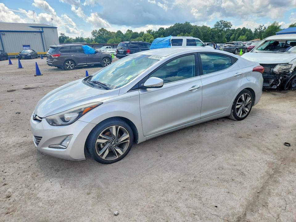 2015 Hyundai Elantra VIN KMHDH4AE1FU326883 COPART salvage auction — MECHANICAL, Ms - Certificate Of Title, sold $950 on 2026-07-31 (photo 1)