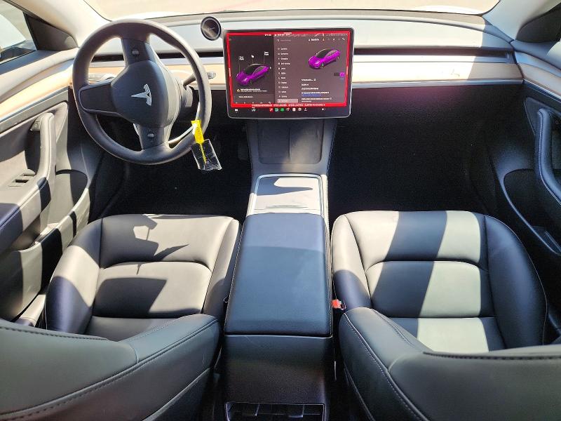 2023 Tesla Model 3 VIN 5YJ3E1EA4PF606046 COPART salvage auction — SIDE, Ca - Salvage Certificate, sold $250 on 2026-07-21 (photo 8)