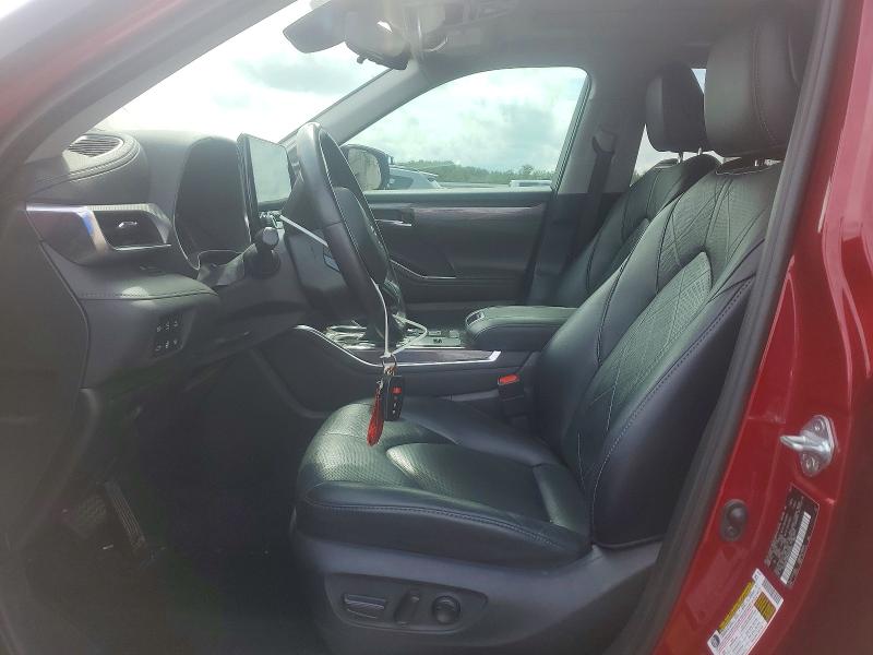 2021 Toyota Highlander VIN 5TDEBRCH8MS068328 COPART salvage auction — REAR END, Va - Cert Of Title - Salvage, sold $9,100 on 2026-07-29 (photo 7)