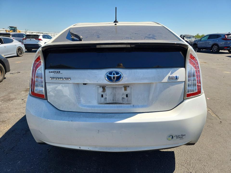 2014 Toyota Prius VIN JTDKN3DU4E0391265 COPART salvage auction — MECHANICAL, CA - DIS/DLR/EXP ONLY CLEAN TITLE, sold $2,600 on 2026-07-16 (photo 6)