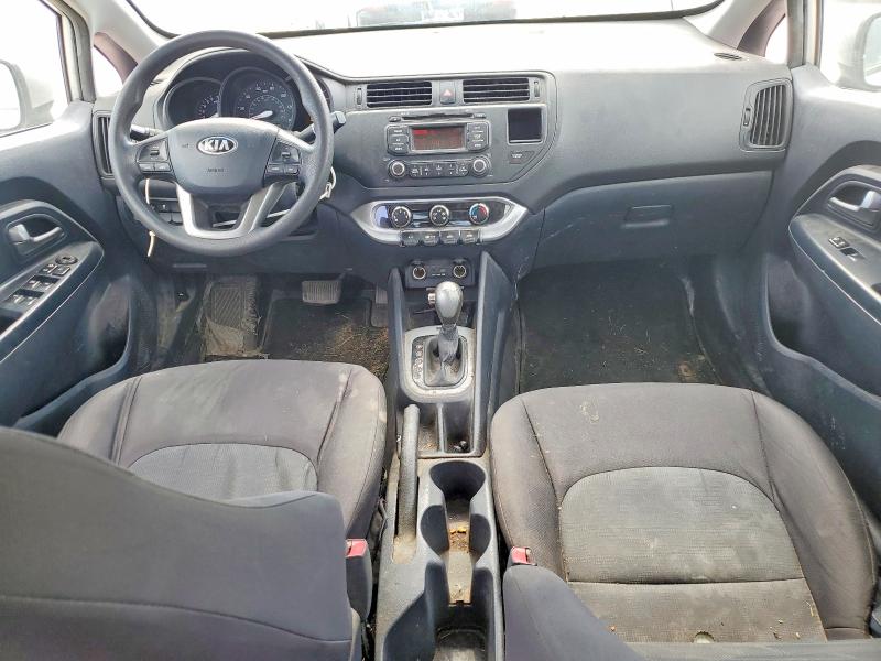 2015 Kia Rio VIN KNADM4A39F6505978 COPART salvage auction — REAR END, Tx - Salvage Vehicle Title, sold $1,050 on 2026-07-31 (photo 8)