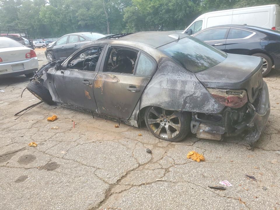 2008 BMW 5 series VIN WBANW13528CZ72871 COPART salvage auction — BURN, Ga - Bill Of Sale - Parts Only, sold $375 on 2026-08-04 (photo 2)