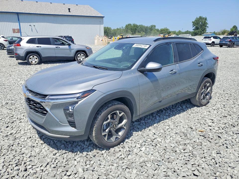 2025 Chevrolet Trax VIN KL77LHEPXSC294838 COPART salvage auction — HAIL, OH - CERT OF TITLE-SALVAGE, sold $9,100 on 2026-07-20 (photo 1)