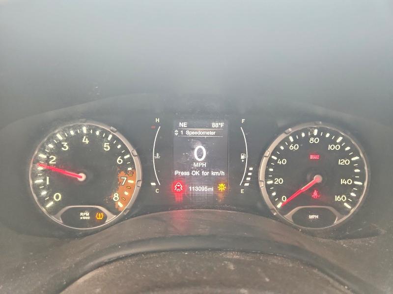2016 Jeep Renegade VIN ZACCJAAW3GPC42059 COPART salvage auction — MINOR DENT/SCRATCHES, Il - Certificate Of Title, sold $1,550 on 2026-07-30 (photo 9)