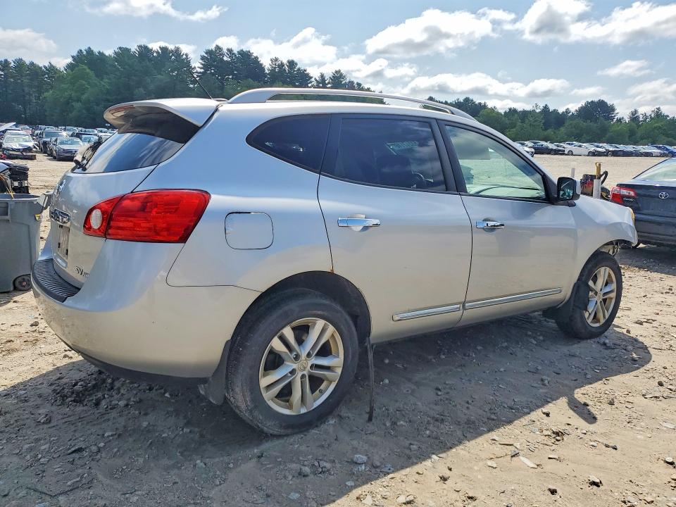 2012 Nissan Rogue VIN JN8AS5MV7CW713615 COPART salvage auction — FRONT END, Ma - Cert Of Title-Reconstrctd Coll, sold $475 on 2026-07-13 (photo 3)