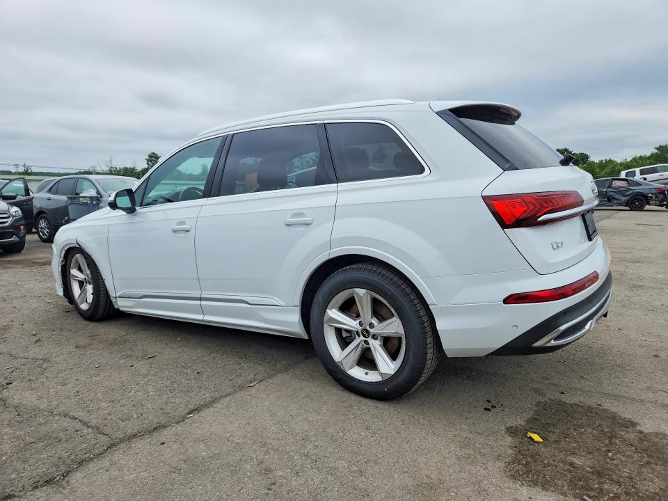 2022 Audi Q7 VIN WA1LJBF7XND019675 COPART salvage auction — FRONT END, Pa - Certificate Of Salvage, sold $22,300 on 2026-07-14 (photo 2)