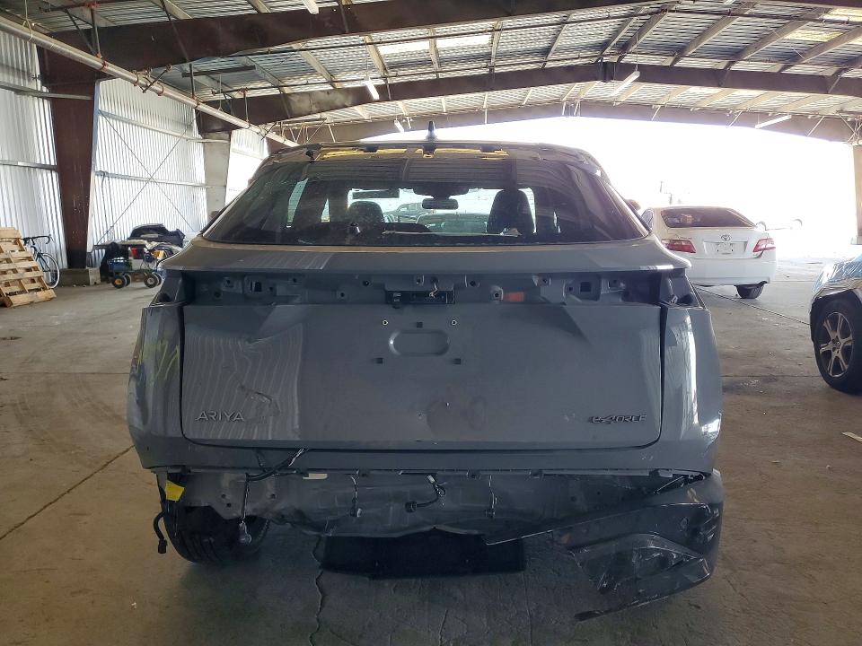 2025 Nissan Ariya VIN JN8CF0BF0SM768865 COPART salvage auction — REAR END, Ca - Salvage Certificate, sold $8,600 on 2026-08-24 (photo 6)