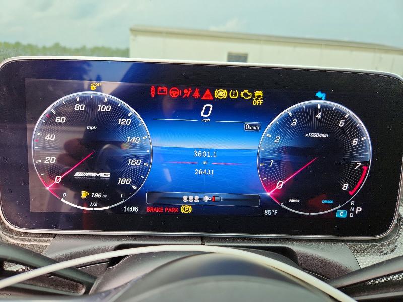 2023 Mercedes-benz C-klasse amg VIN W1KAF8HB2PR100166 COPART salvage auction — WATER/FLOOD, Nj - Cert Of Title-Salvage Flood, sold $20,900 on 2026-08-24 (photo 9)