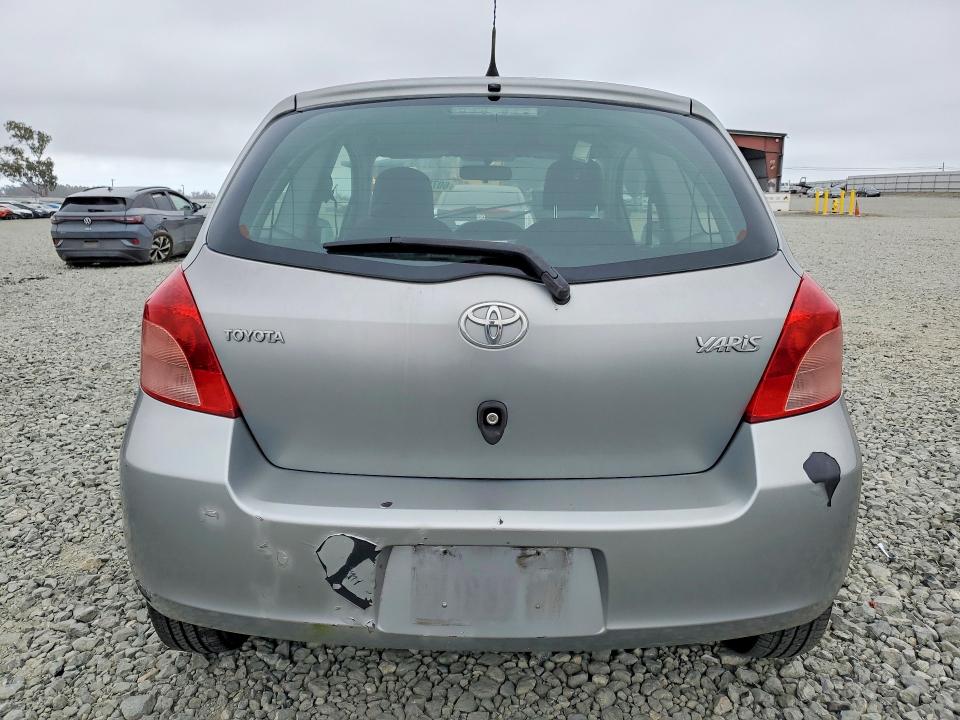 2007 Toyota Yaris VIN JTDJT923375065834 COPART salvage auction — FRONT END, Ca - Salvage Certificate, sold $700 on 2026-08-13 (photo 6)