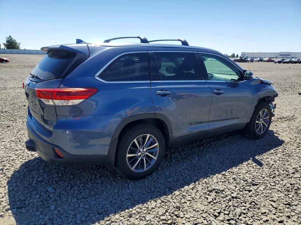 2019 Toyota Highlander VIN 5TDJZRFH5KS708949 COPART salvage auction — FRONT END, Wa - Bill Of Sale, sold $30 on 2026-07-22 (photo 3)