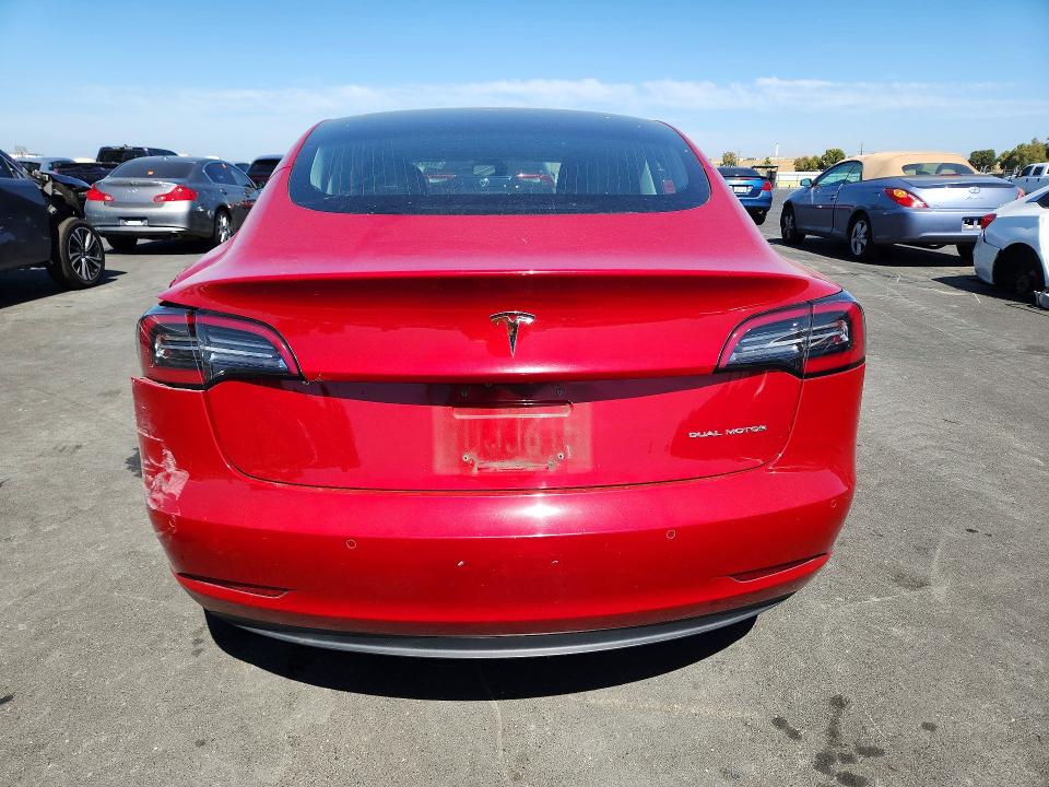 2018 Tesla Model 3 VIN 5YJ3E1EB6JF104770 COPART salvage auction — SIDE, Ca - Salvage Certificate, sold $350 on 2026-07-27 (photo 6)