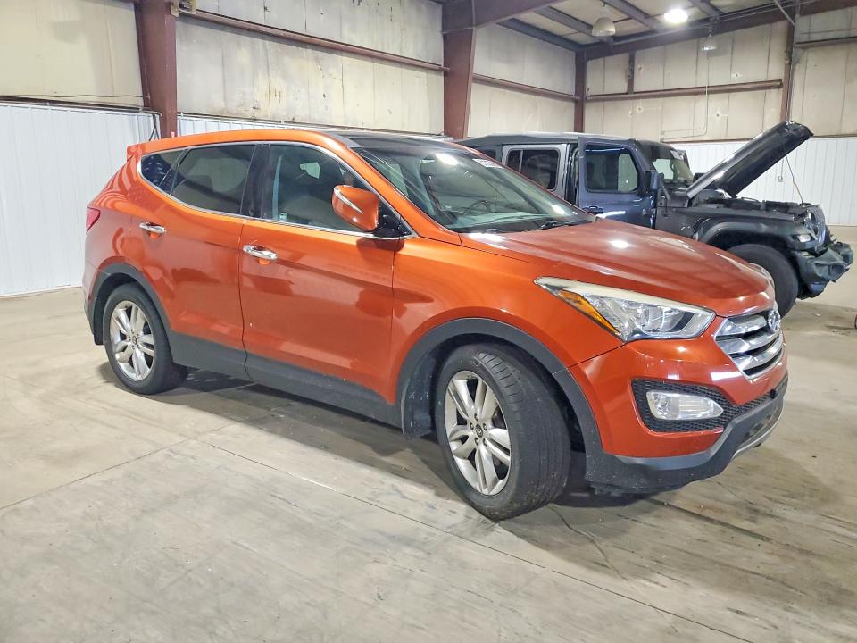 2013 Hyundai Santa fe VIN 5XYZW3LA3DG041668 COPART salvage auction — MECHANICAL, Ia - Certificate Of Title, sold $1,200 on 2026-07-25 (photo 4)
