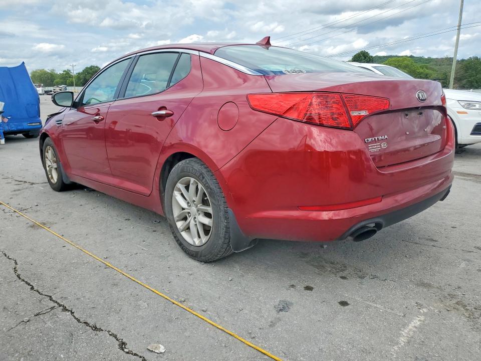 2013 Kia Optima VIN 5XXGM4A75DG237674 COPART salvage auction — FRONT END, Salvage Title, sold $550 on 2026-07-15 (photo 2)