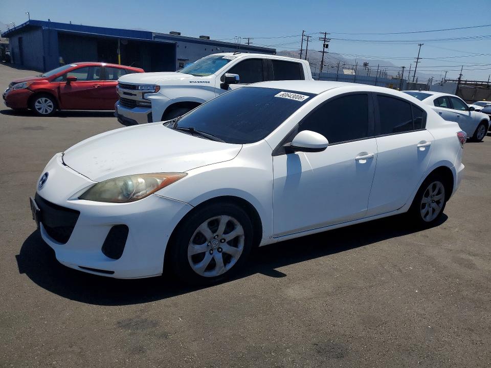 2013 Mazda 3 VIN JM1BL1UP5D1847139 COPART salvage auction — FRONT END, Ca - Salvage Certificate, sold $575 on 2026-07-27 (photo 1)