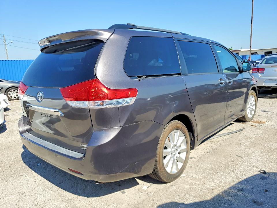 2011 Toyota Sienna VIN 5TDDK3DC0BS011954 COPART salvage auction — FRONT END, In - Certificate Of Title (P), sold $4,100 on 2026-07-27 (photo 3)
