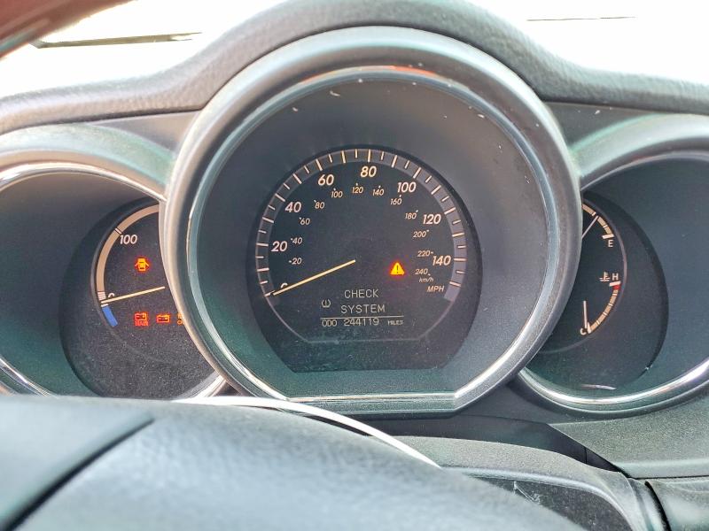 2008 Lexus Rx 400h VIN JTJHW31U782863167 COPART salvage auction — FRONT END, Ca - Salvage Certificate, sold $775 on 2026-07-30 (photo 9)