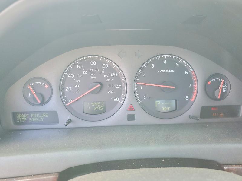 2002 Volvo S80 VIN YV1TS92D821278325 COPART salvage auction — FRONT END, NY - MV-907A SALVAGE CERTIFICATE, sold $400 on 2026-08-05 (photo 9)