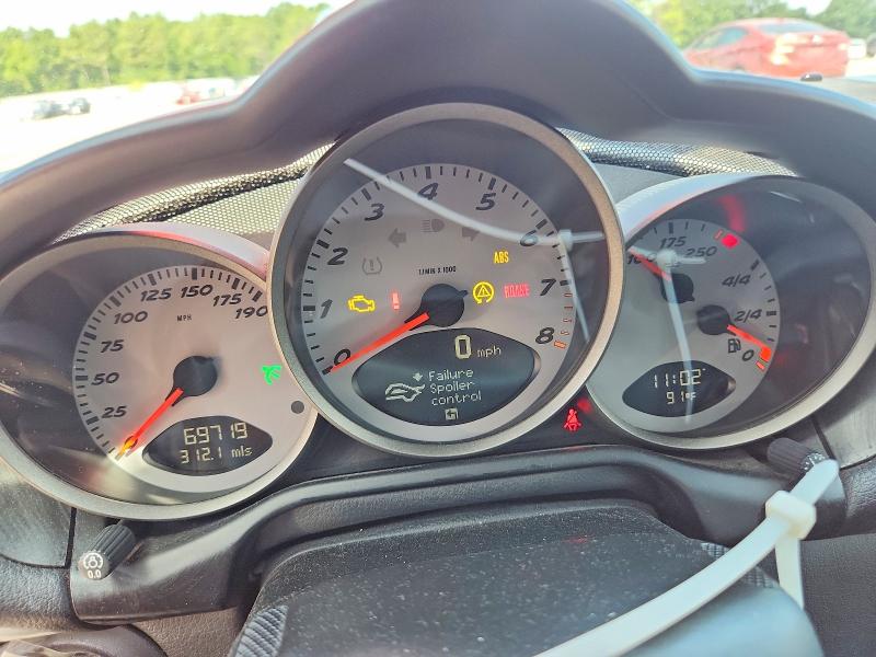 2006 Porsche Cayman VIN WP0AB29846U782114 COPART salvage auction — WATER/FLOOD, Al - Cert Of Title-Flood Salvage, sold $3,600 on 2026-08-03 (photo 9)