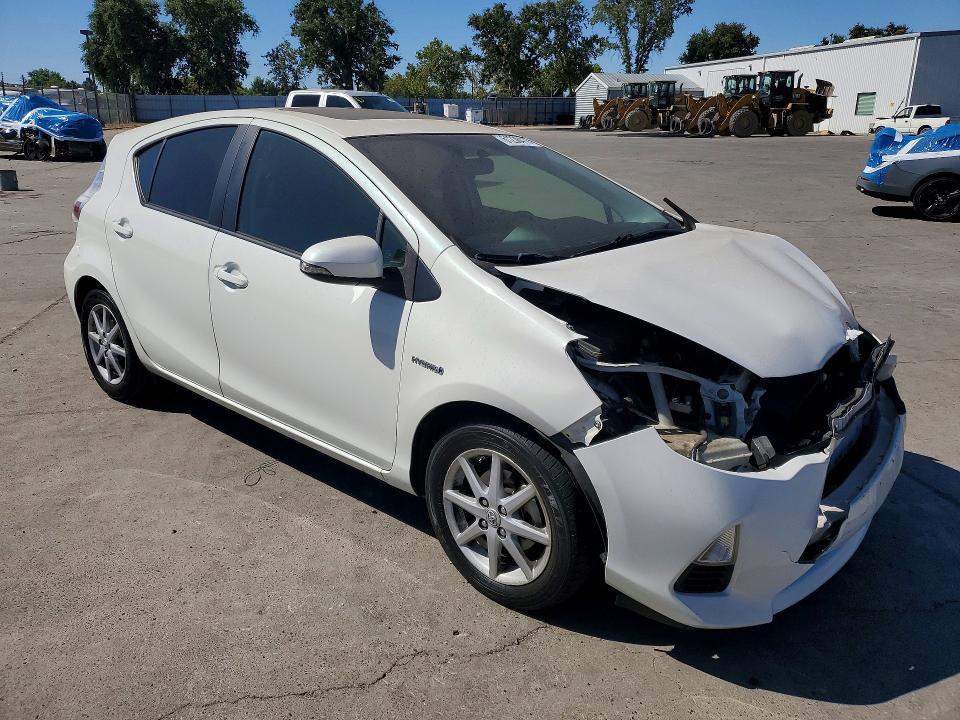 2013 Toyota Prius VIN JTDKDTB38D1052160 COPART salvage auction — FRONT END, Ca - Salvage Certificate, sold $15 on 2026-07-27 (photo 4)