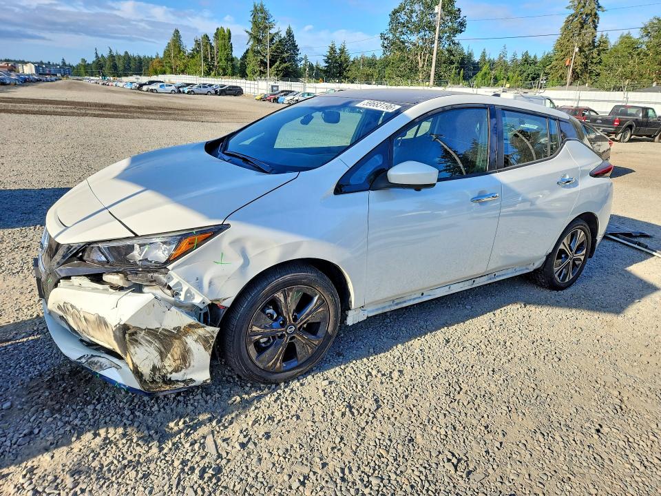 2022 Nissan Leaf VIN 1N4BZ1CV8NC551283 — COPART salvage auction photo