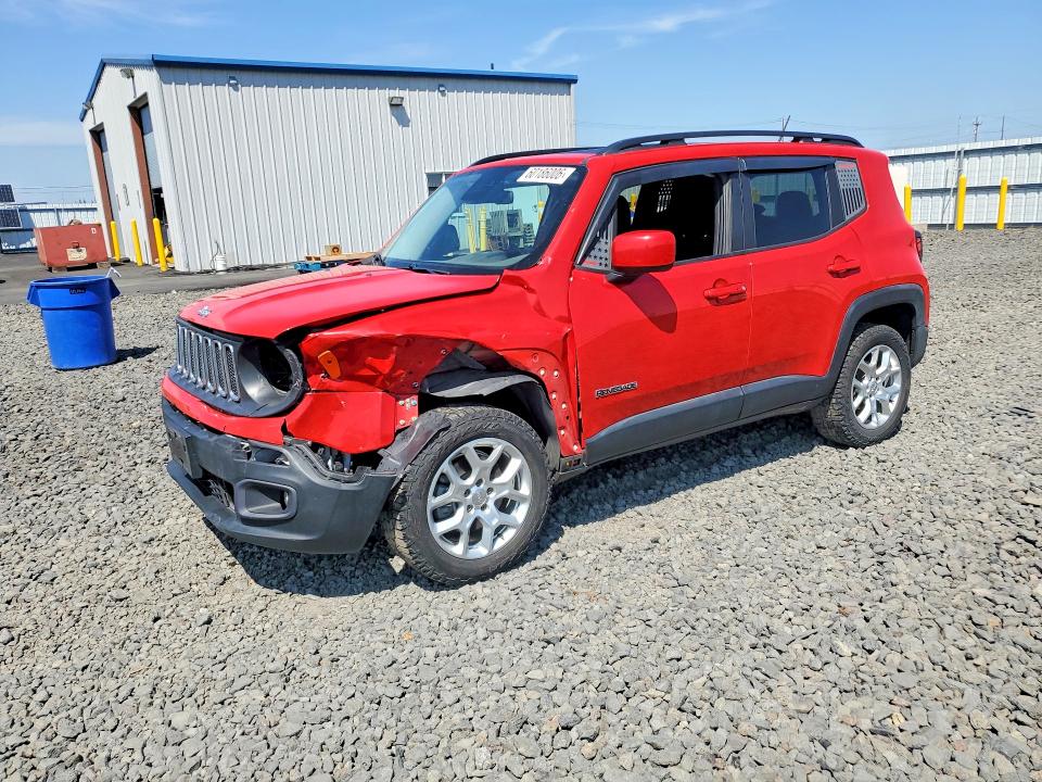 2015 Jeep Renegade VIN ZACCJBBT7FPB92372 COPART salvage auction — FRONT END, Wa - Bill Of Sale, sold $1,450 on 2026-08-05 (photo 1)