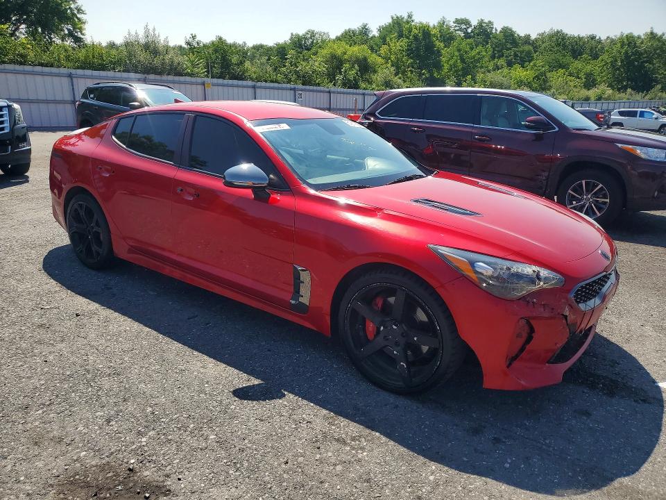 2019 Kia Stinger VIN KNAE35LC6K6063939 COPART salvage auction — FRONT END, VA - CERTIFICATE OF TITLE (P), sold $7,300 on 2026-07-28 (photo 4)