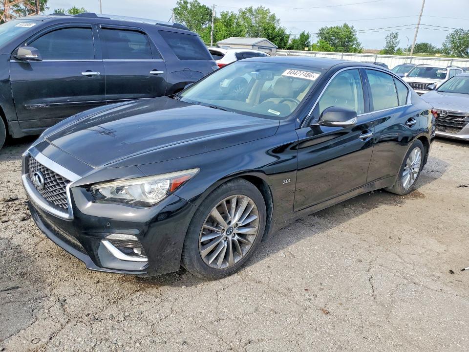 2019 Infiniti Q50 VIN JN1EV7AR9KM550180 COPART salvage auction — SIDE, In - Certificate Of Title, sold $1,050 on 2026-07-20 (photo 1)