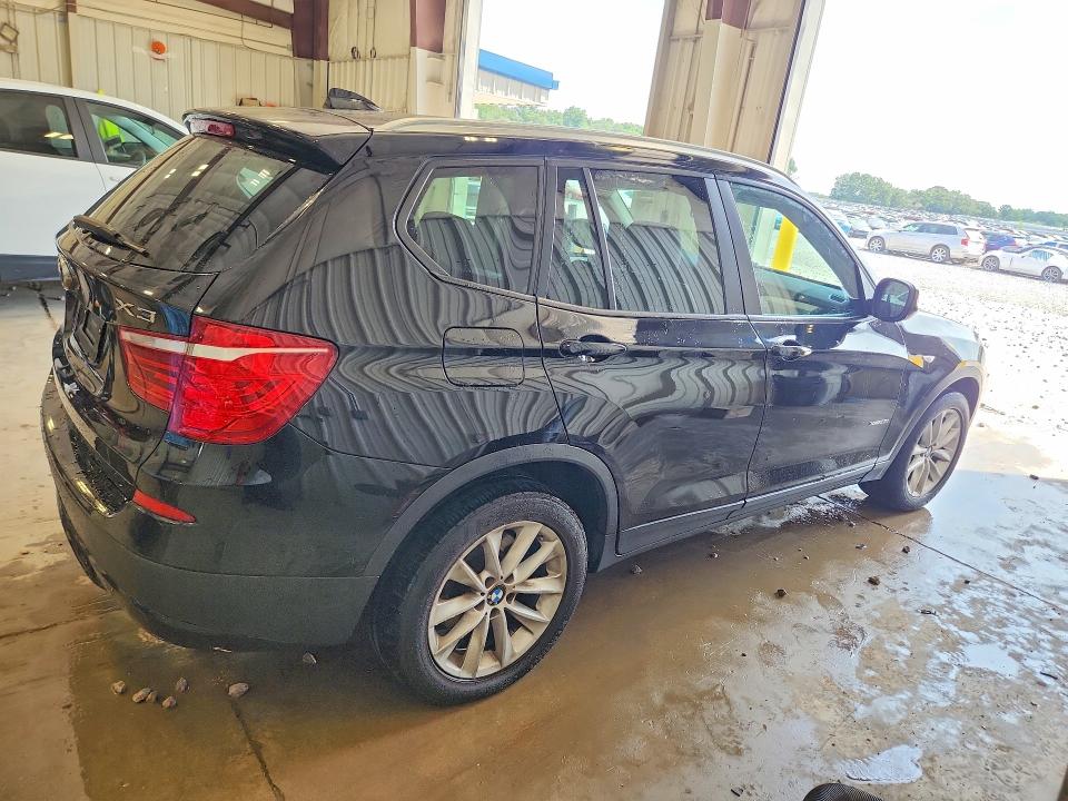 2013 BMW X3 VIN 5UXWX9C52D0A10909 COPART salvage auction — NORMAL WEAR, WI - CERTIFICATE OF TITLE, sold $700 on 2026-07-27 (photo 3)
