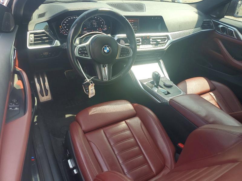 2022 BMW M4 VIN WBA83AP04NCJ47284 COPART salvage auction — UNDERCARRIAGE, Va - Cert Of Title - Salvage, sold $23,100 on 2026-08-19 (photo 8)