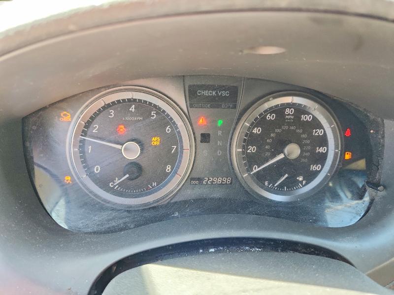 2007 Lexus Es 350 VIN JTHBJ46G972085726 COPART salvage auction — FRONT END, CA - DIS/DLR/EXP ONLY CLEAN TITLE, sold $700 on 2026-07-20 (photo 9)