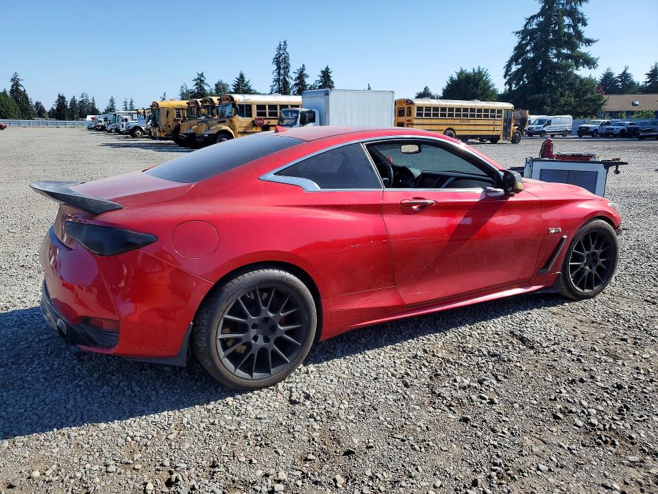 2017 Infiniti Q60 VIN JN1FV7EK2HM610746 COPART salvage auction — FRONT END, Wa - Bill Of Sale, sold $8,400 on 2026-07-14 (photo 3)