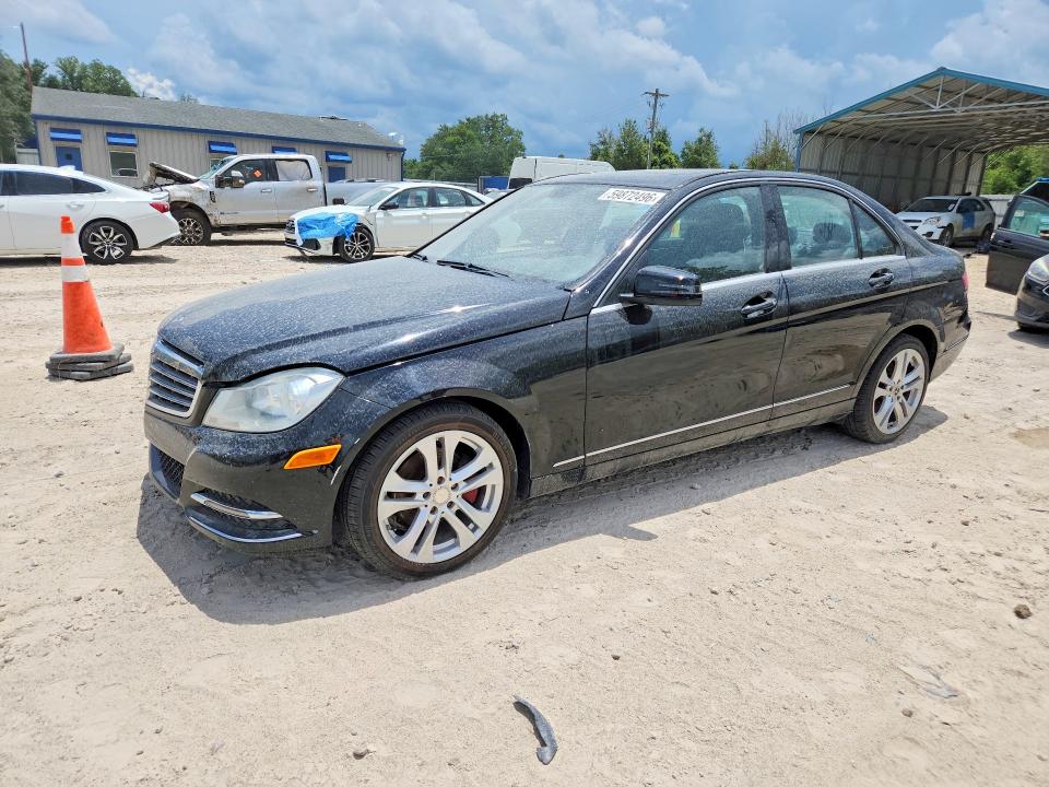 2012 Mercedes-benz C class VIN WDDGF8BB4CR191678 COPART salvage auction — NORMAL WEAR, Ga - Certificate Of Title, sold $200 on 2026-07-31 (photo 1)