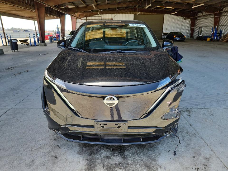 2023 Nissan Ariya VIN JN1AF0BA3PM405834 COPART salvage auction — FRONT END, Ca - Salvage Certificate, sold $7,300 on 2026-08-22 (photo 5)