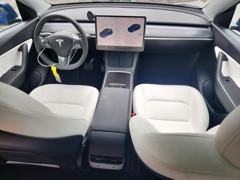 2021 Tesla Model y VIN 5YJYGDEE3MF303680 COPART salvage auction — FRONT END, MD - CERT OF SALVAGE > 75% DAMAGE, sold $225 on 2026-07-21 (photo 8)