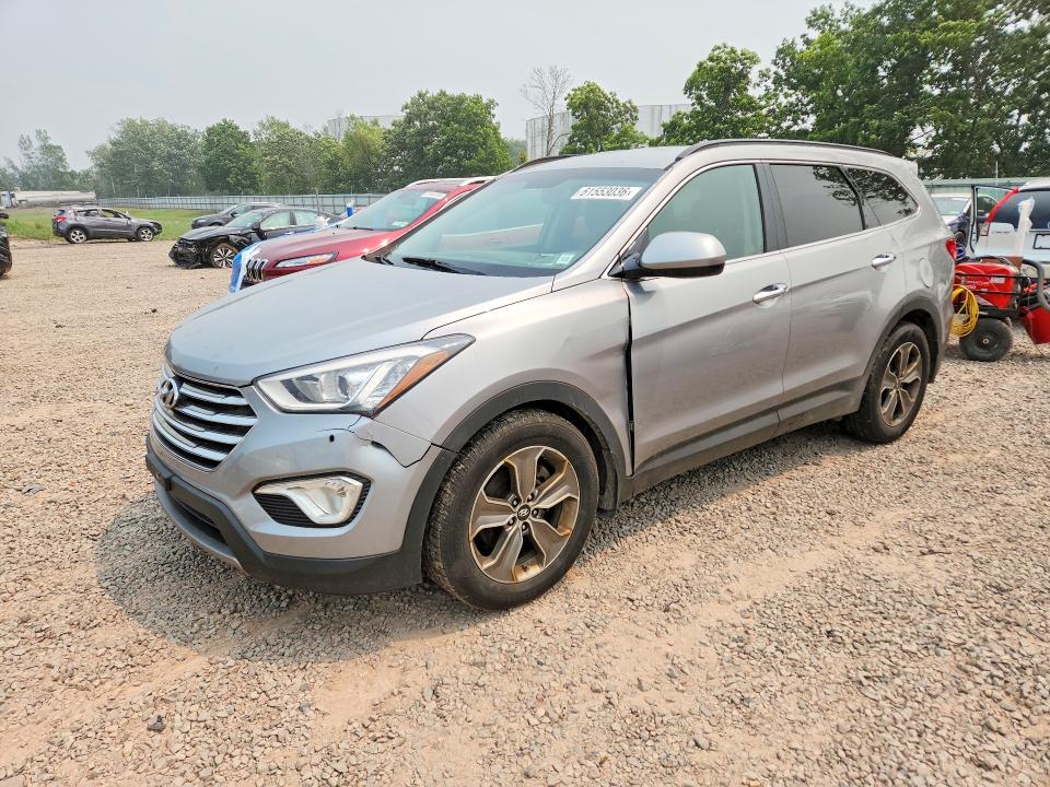 2014 Hyundai Santa fe VIN KM8SMDHF5EU079819 COPART salvage auction — MECHANICAL, NY - CERTIFICATE OF TITLE, sold $900 on 2026-07-20 (photo 1)