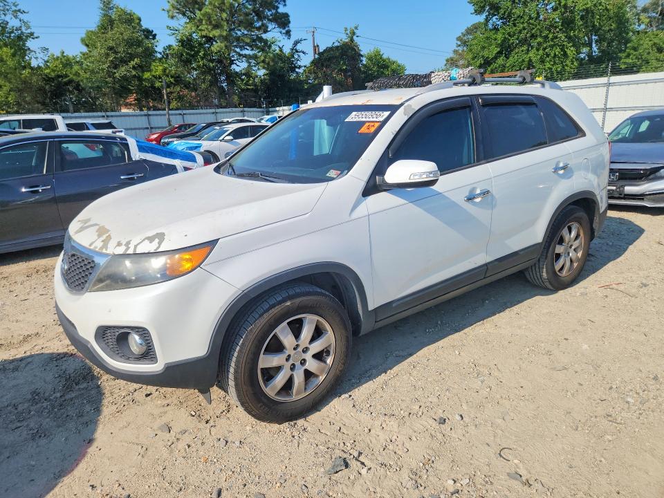 2013 Kia VIN 5XYKT4A67DG394896 COPART salvage auction — REAR END, Salvage Title, sold $725 on 2026-07-14 (photo 1)