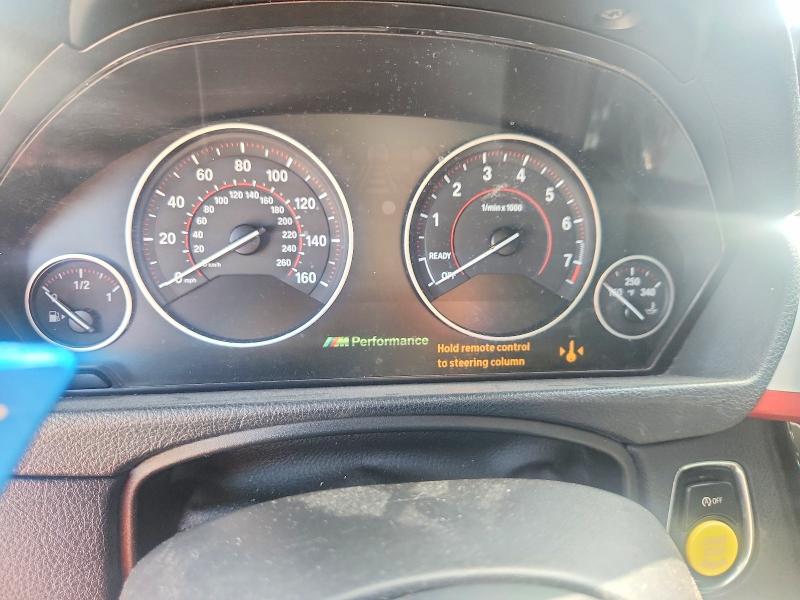 2014 BMW 3er VIN WBA3B9G5XENR90739 COPART salvage auction — WATER/FLOOD, La - Cert Of Title-Salvage Flood, sold $1,800 on 2026-08-12 (photo 9)