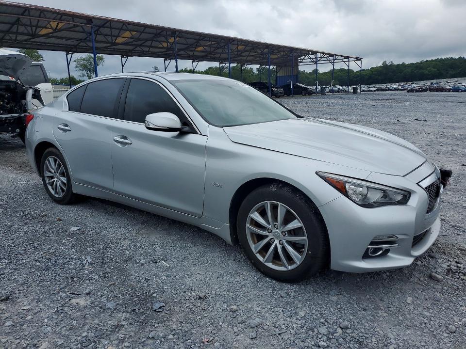 2017 Infiniti Q50 VIN JN1CV7AR7HM682824 COPART salvage auction — FRONT END, Ga - Cert Of Title-Salvage, sold $1,300 on 2026-07-16 (photo 4)