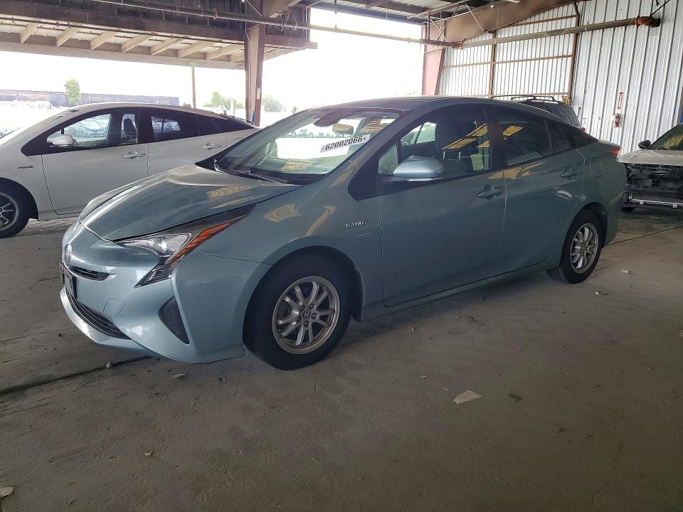 2017 Toyota Prius VIN JTDKBRFUXH3567618 COPART salvage auction — FRONT END, Ca - Dis/Dlr/Exp App For Dup Clean, sold $7,400 on 2026-07-27 (photo 1)